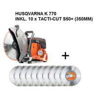 Husqvarna K 770 & 10 x Tacti-Cut S50 350mm